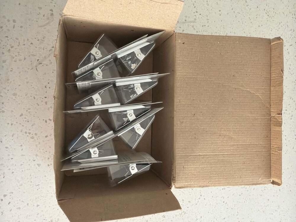 3 Pack Universal Large Binder Clips 1 in Capacity 2 in Wide Black 10 PCS/ 10220